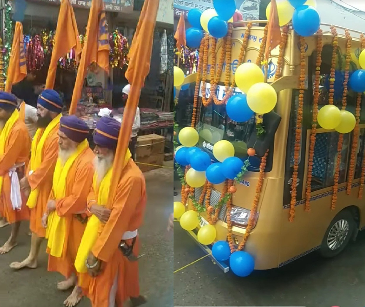 Nagar Kirtan organized on the birth anniversary of Sri Guru Nanak Dev Ji